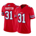 B.Bills #31 Maxwell Hairston Player Red Vapor F.U.S.E. Limited Home Game BALCE Stitched Jerseys