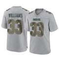 GB.Packers #33 Evan Williams Player Gray Atmosphere Fashion Home Game BALCE Stitched Jerseys