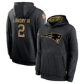NE.Patriots #2 Harold Landry III Player Black Salute to Service Hoodies Limited Game BALCE Stitched Jerseys