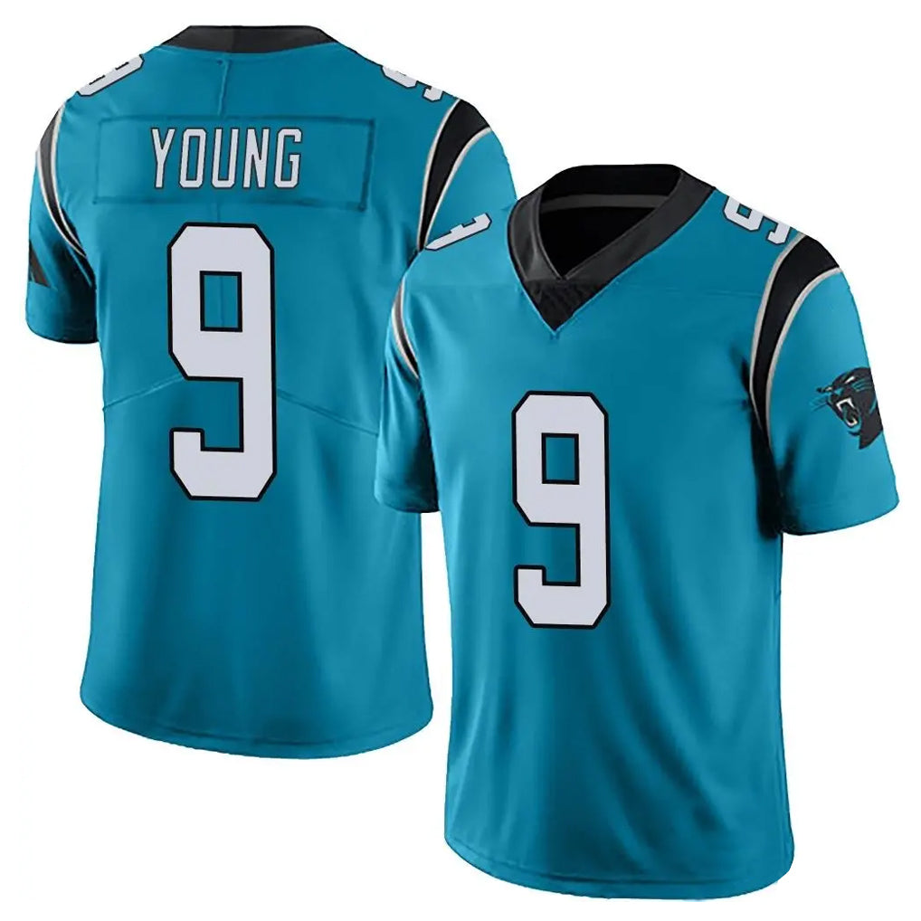 C.Panthers #9 Bryce Young Player Blue Vapor Untouchable Limited Game BALCE Stitched Jerseys