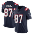 NE.Patriots #87 Romeo Doubs Player Navy Vapor Untouchable Home Game BALCE Stitched Jerseys