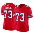 B.Bills #73 Dion Dawkins Player Red Vapor F.U.S.E. Limited BALCE Stitched Jerseys