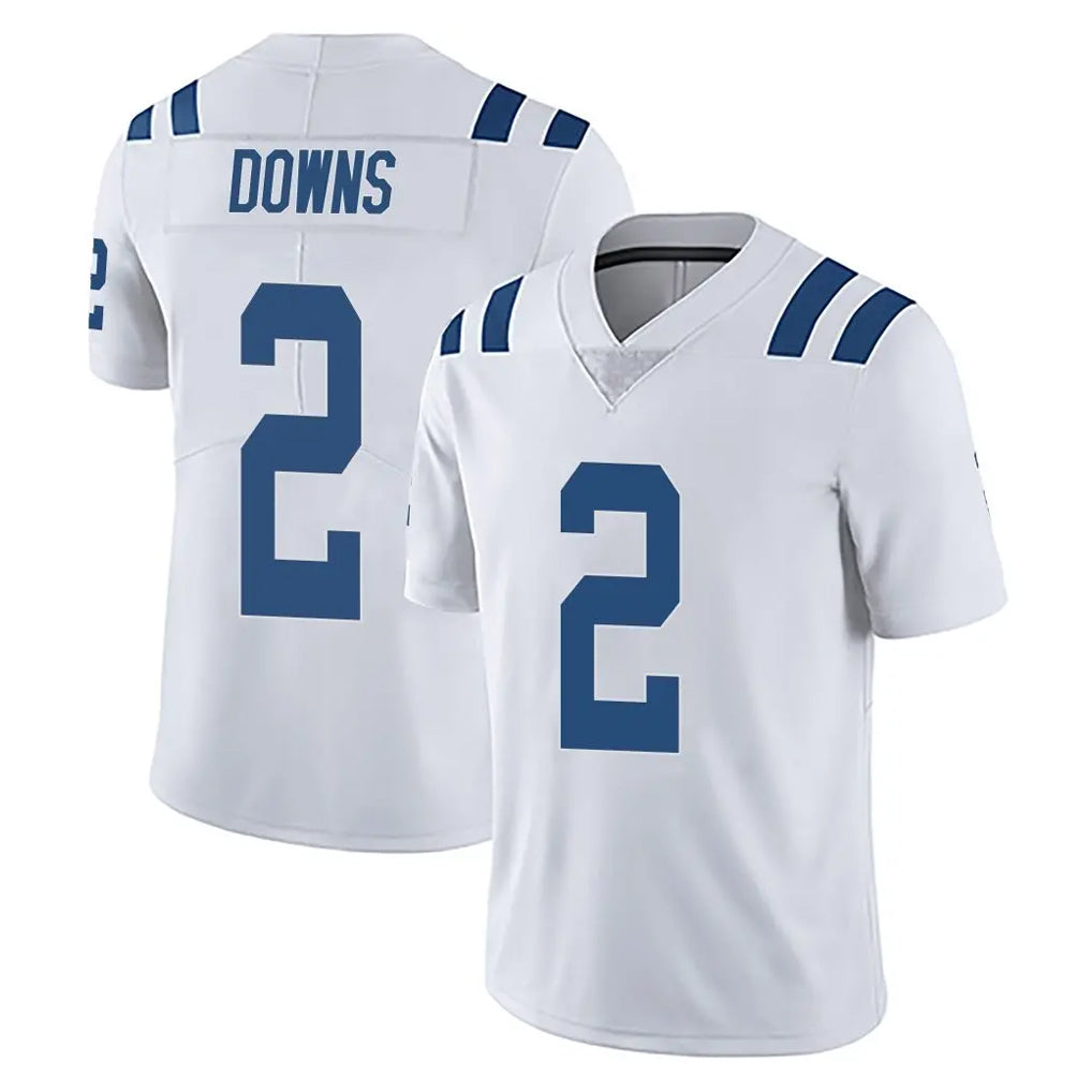 IN.Colts #2 Josh Downs Player White Limited Vapor Untouchable Home Game BALCE Stitched Jerseys