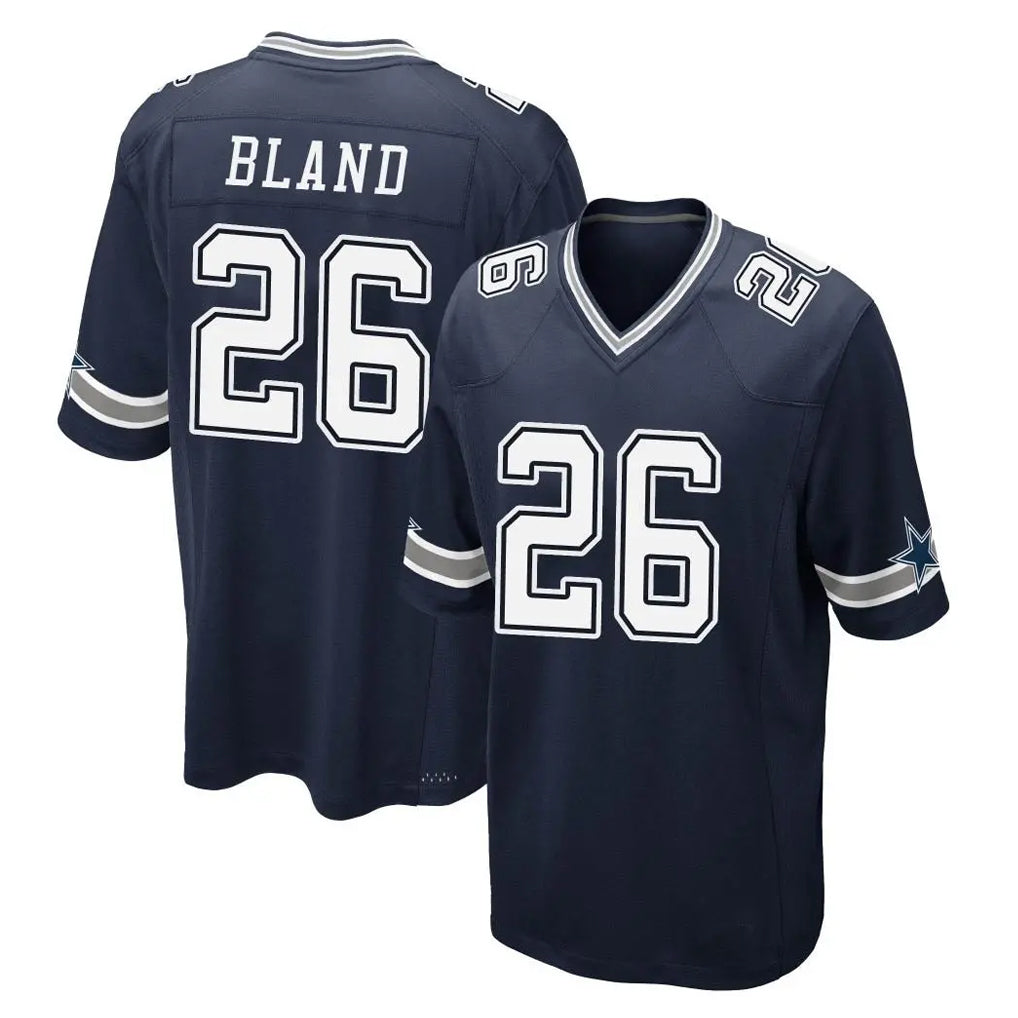 D.Cowboys #26 DaRon Bland Player Navy Home Game BALCE Stitched Jerseys