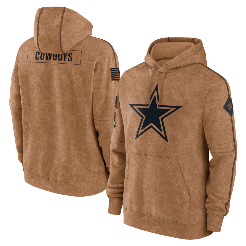 D.Cowboys ## Cowboys Blank Player Brown Salute to Service Hoodies Limited Game BALCE Stitched Jerseys