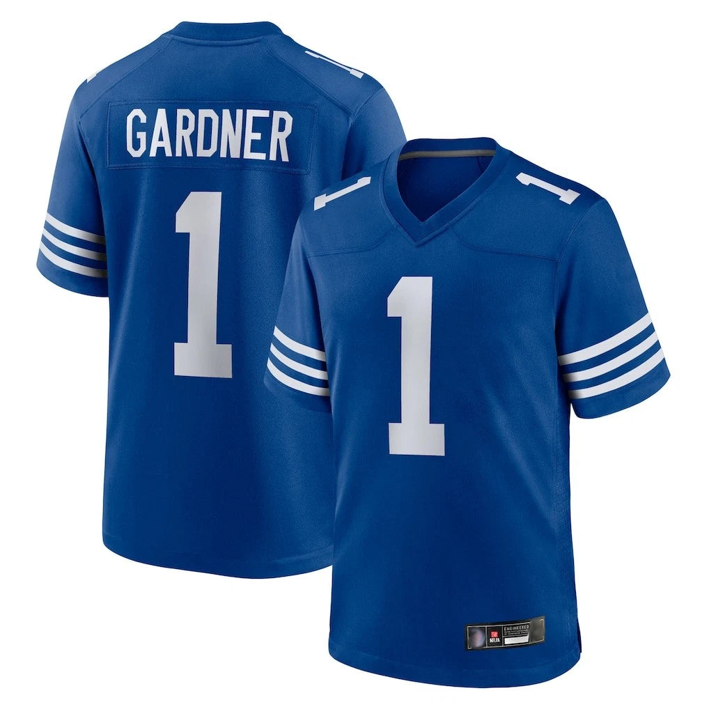 IN.Colts #1 Sauce Gardner Player Royal Limited Home Game BALCE Stitched Jerseys