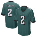 P.Eagles #2 Riq Woolen Player Team Color Green Home Game BALCE Stitched Jerseys