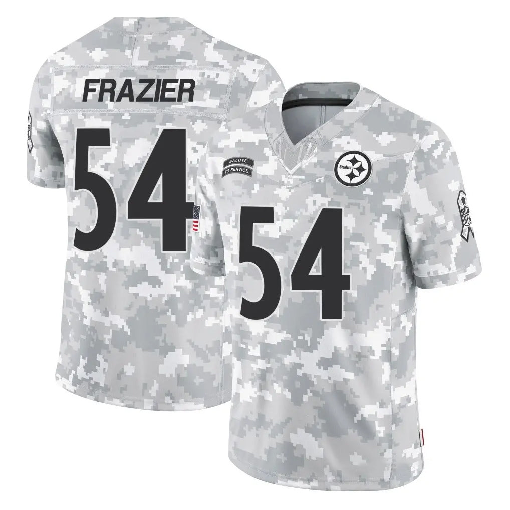 P.Steelers #54 Zach Frazier Player Arctic Camo Limited Salute To Service Home Game BALCE Stitched Jerseys