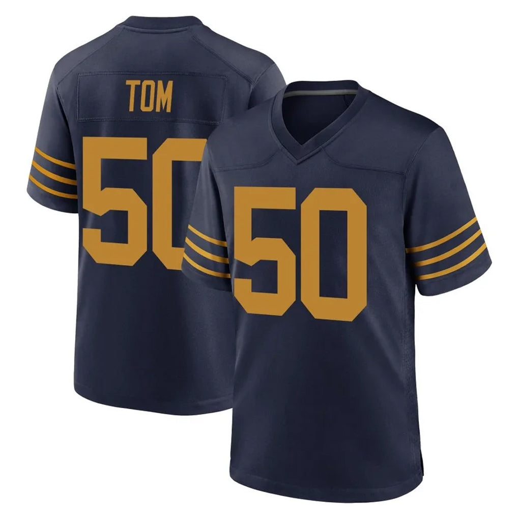 GB.Packers #50 Zach Tom Player Navy The 1923 Classic Home Game BALCE Stitched Jerseys