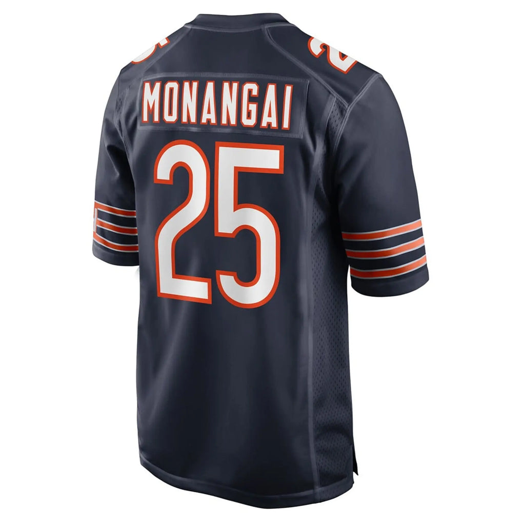 C.Bears #25 Kyle Monangai Player Navy Home Game BALCE Stitched Jerseys