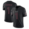 A.Falcons #1 Tua Tagovailoa Player Black Impact Limited Game BALCE Stitched Jerseys