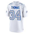B.Bills #34 Thurman Thomas Player White Rivalries Collection Game BALCE Stitched Jerseys