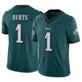 P.Eagles #1 Jalen Hurts Player Team Color Green Limited Vapor F.U.S.E. Home Game BALCE Stitched Jerseys