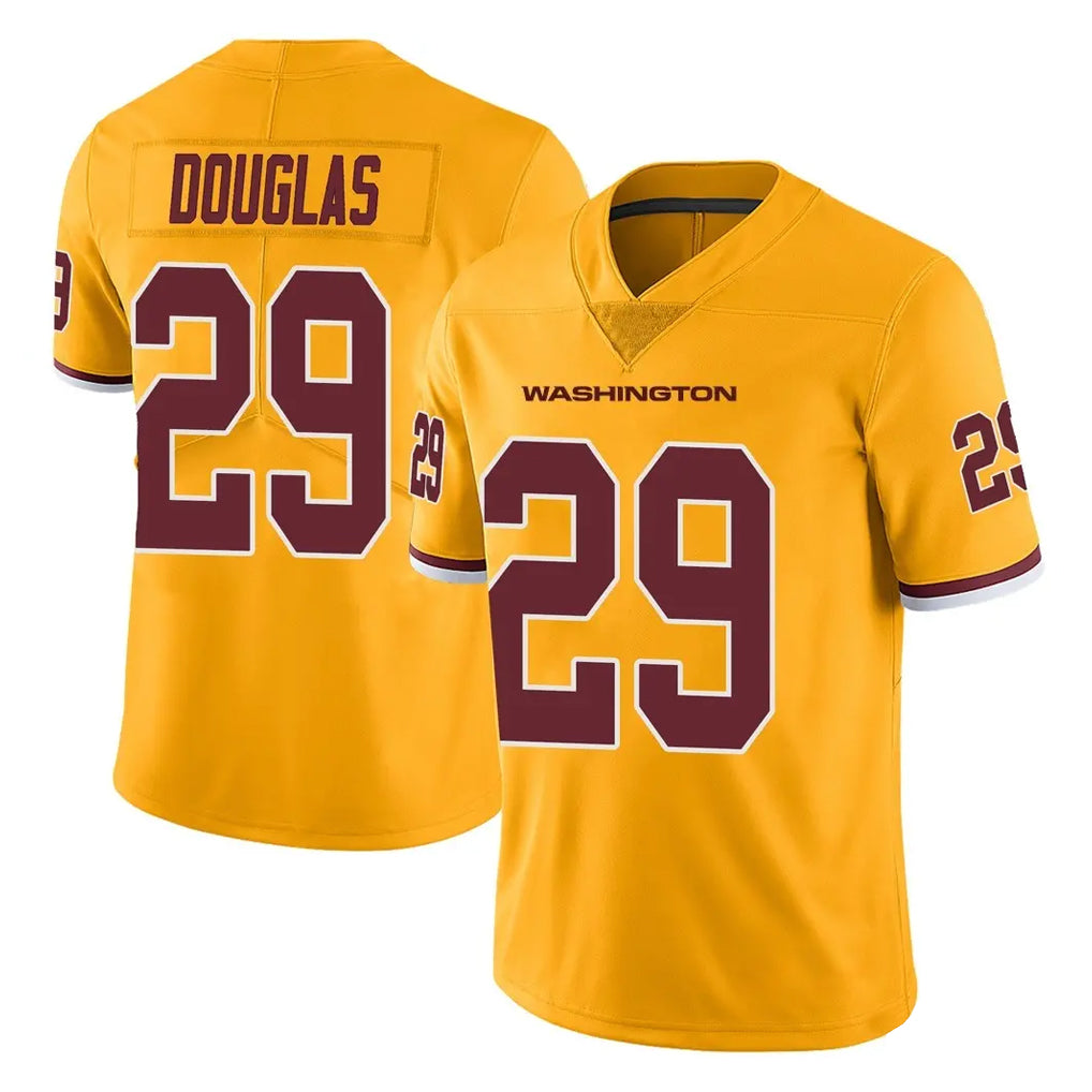 W.Commanders #29 Rasul Douglas Player Gold Limited Color Rush Home Game BALCE Stitched Jerseys