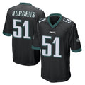P.Eagles #51 Cam Jurgens Player Black Home Game BALCE Stitched Jerseysys