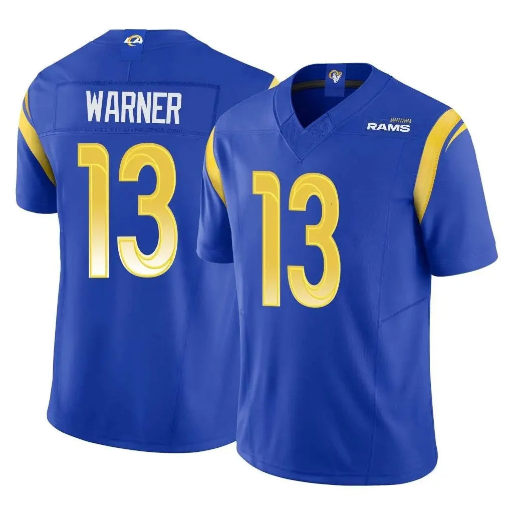 LA.Rams #13 Kurt Warner Player Royal Vapor F.U.S.E. Limited Retired BALCE Stitched Jerseys