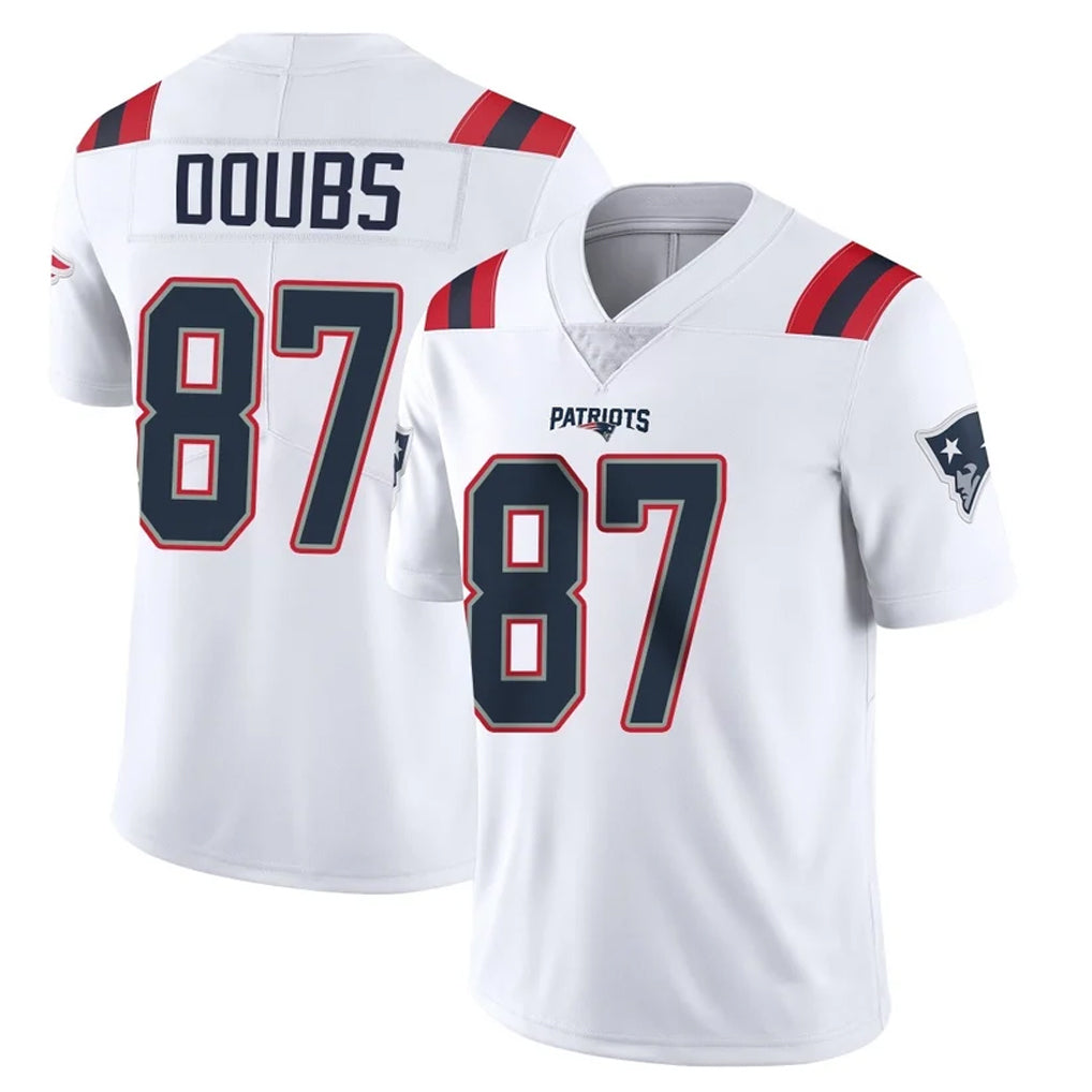 NE.Patriots #87 Romeo Doubs Player White Vapor Untouchable Home Game BALCE Stitched Jerseys