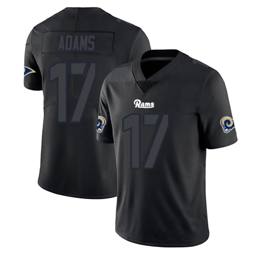LA.Rams #17 Davante Adams Player Black Impact Limited Home Game BALCE Stitched Jerseys
