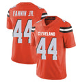 C.Browns #44 Harold Fannin Jr. Player Orange Alternate Vapor Untouchable Limited Home Game BALCE Stitched Jerseys