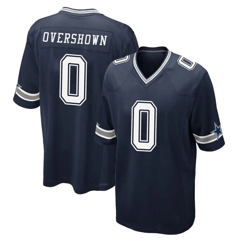D.Cowboys #0 DeMarvion Overshown Player Navy Home Game BALCE Stitched Jerseys