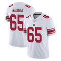 NY.Giants #65 Francis Mauigoa Player White Limited Vapor Untouchable Home Game BALCE Stitched Jerseys