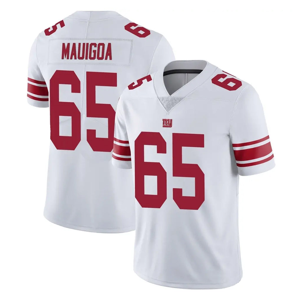 NY.Giants #65 Francis Mauigoa Player White Limited Vapor Untouchable Home Game BALCE Stitched Jerseys