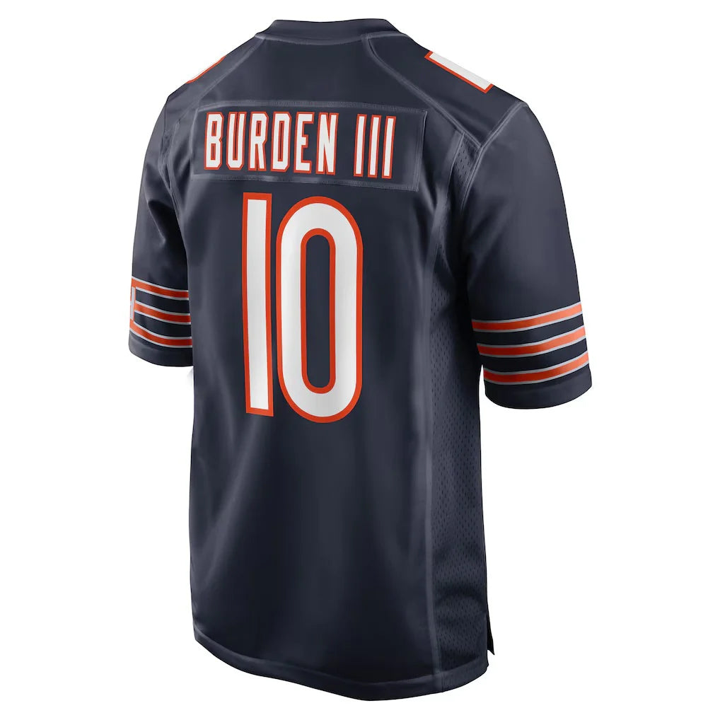 C.Bears #10 Luther Burden III Player Navy Home Game BALCE Stitched Jerseys