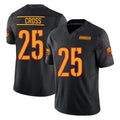 W.Commanders #25 Nick Cross Player Black Limited Vapor F.U.S.E. Home Game BALCE Stitched Jerseys