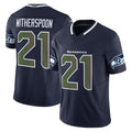 S.Seahawks #21 Devon Witherspoon Player Navy Rivalries Vapor Limited Home Game BALCE Stitched Jerseys