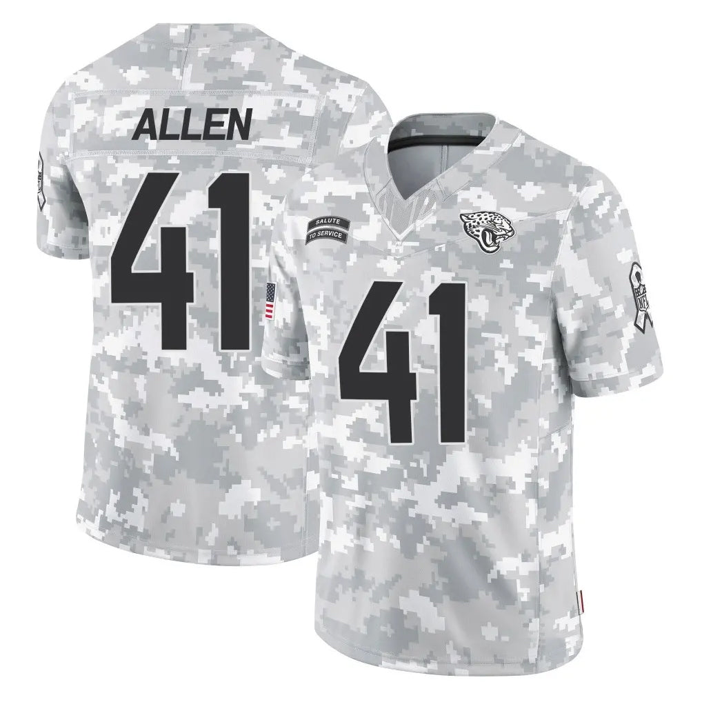 J.Jaguars #41 Josh Hines-Allen Player Arctic Camo Salute To Service Limited Game BALCE Stitched Jerseys