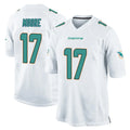 M.Dolphins #17 Trey Moore Player White Home Game BALCE Stitched Jerseys