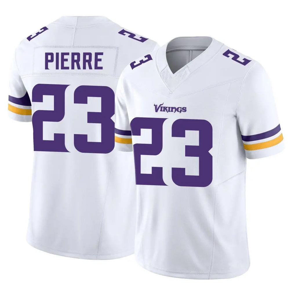 M.Vikings #23 James Pierre Player White Limited Vapor F.U.S.E. Home Game BALCE Stitched Jerseys