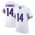M.Vikings #14 Jauan Jennings Player White Alternate Legend Home Game BALCE Stitched Jerseys