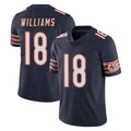 C.Bears #18 Caleb Williams Player Navy Vapor Untouchable Limited Home Game BALCE Stitched Jerseys
