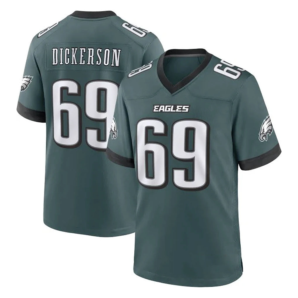 P.Eagles #69 Landon Dickerson Player Green Home Game BALCE Stitched Jerseys