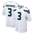 S.Seahawks #3 Nick Emmanwori Player White Home Game BALCE Stitched Jerseys
