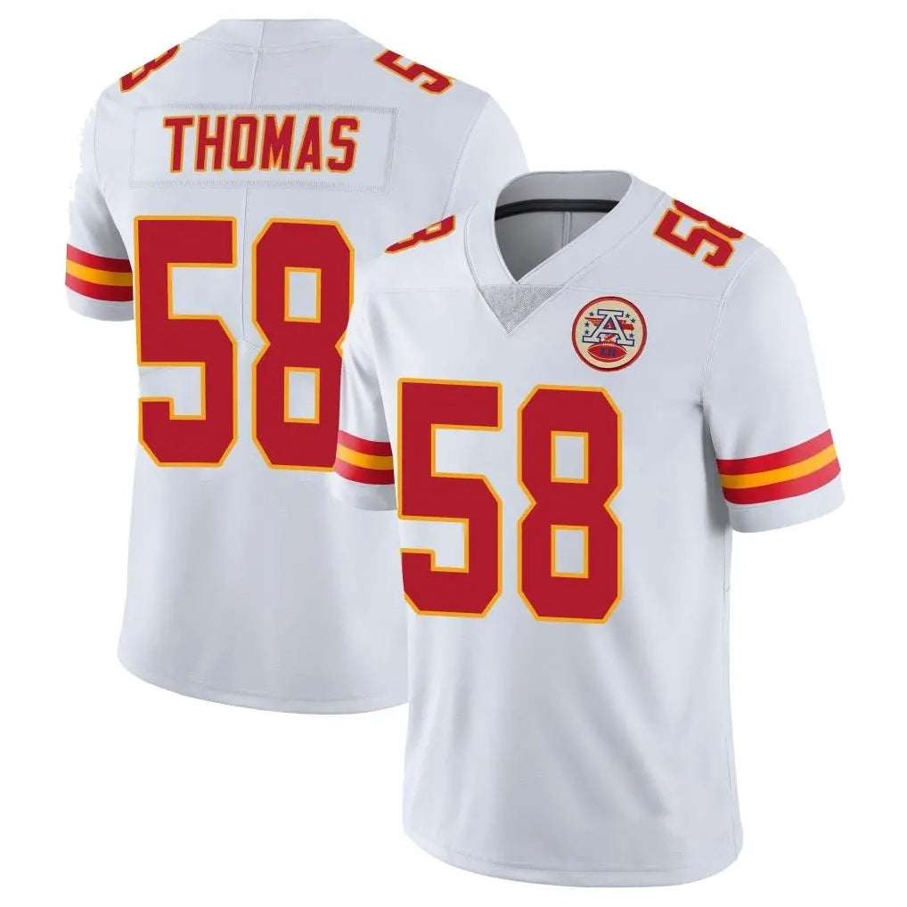 KC.Chiefs #58 Derrick Thomas White Limited Vapor Untouchable Home Game BALCE Stitched Jerseys