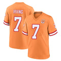 TB.Buccaneers #7 Bucky Irving Player Orange Throwback Home Game BALCE Stitched Jerseys
