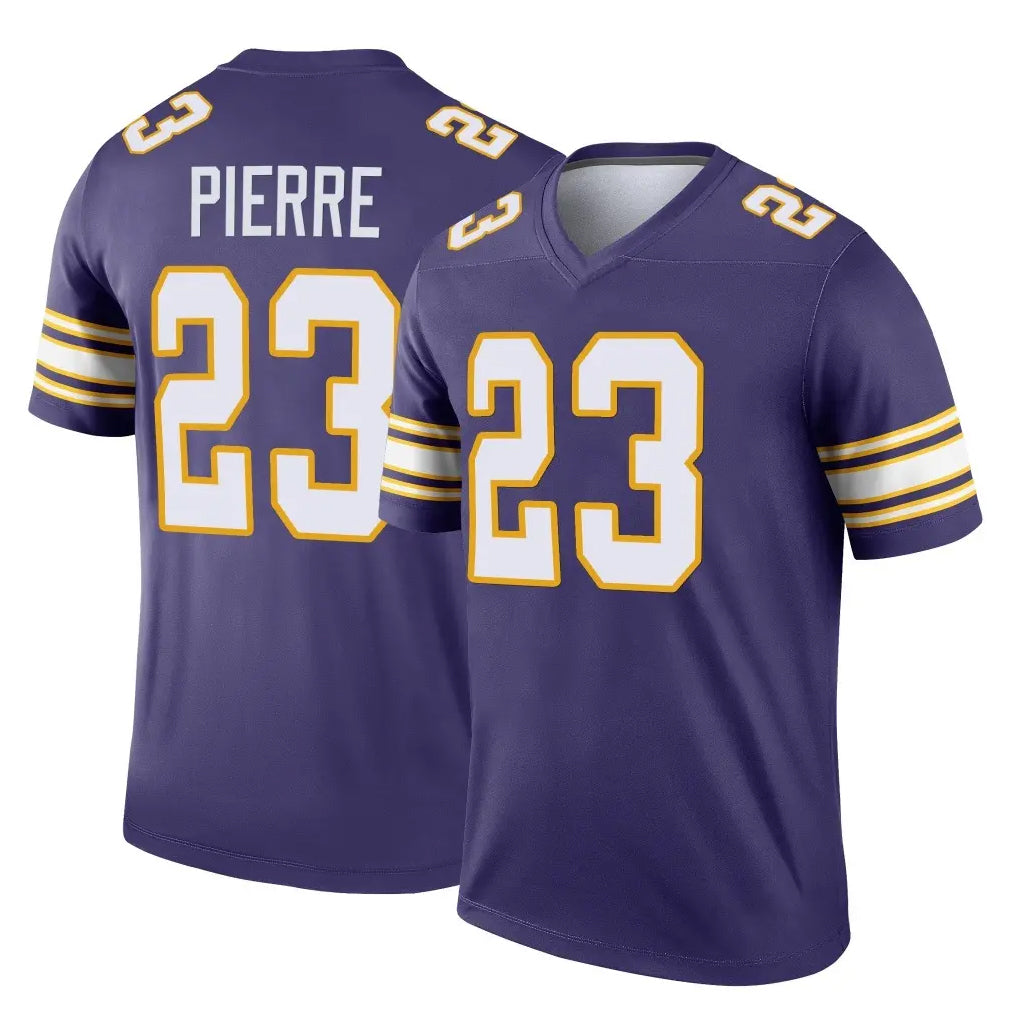 M.Vikings #23 James Pierre Player Purple Limited Classic Home Game BALCE Stitched Jerseys