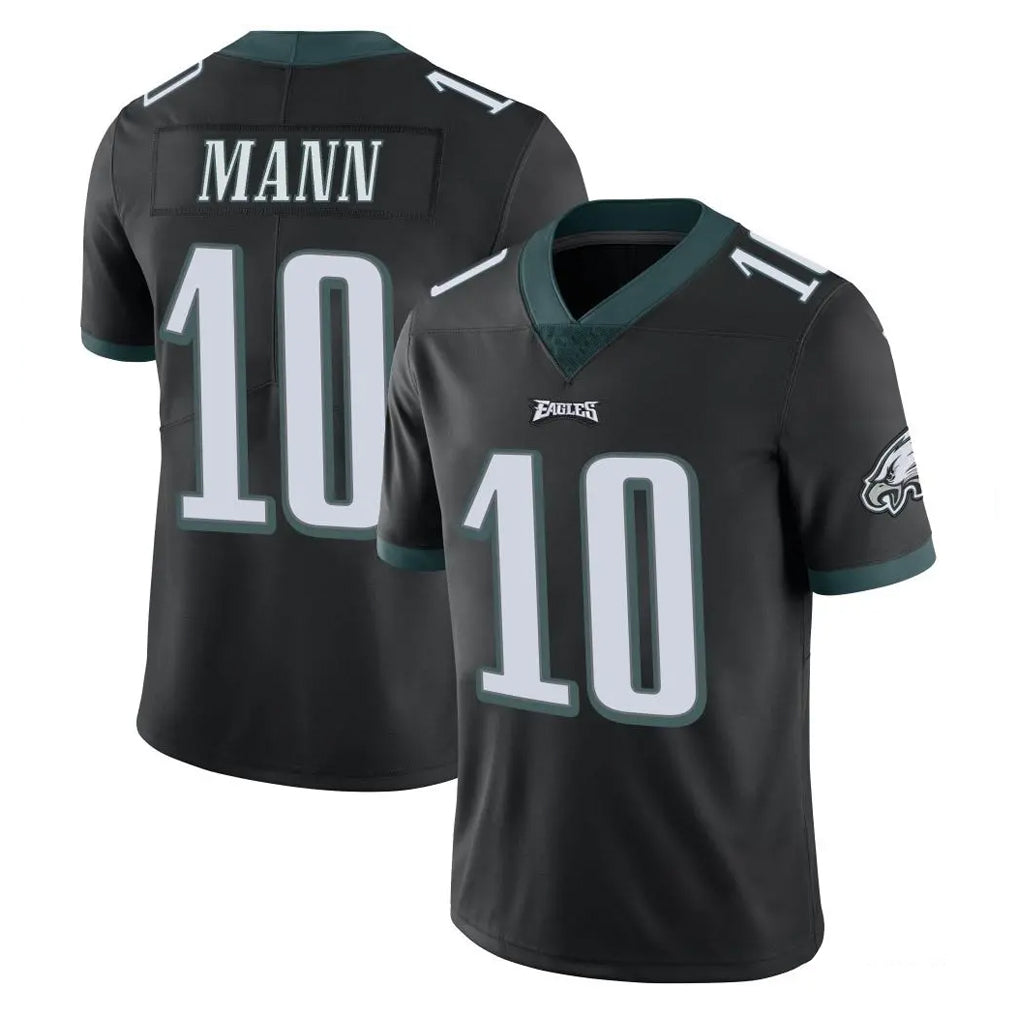 P.Eagles #10 Braden Mann Player Black Limited Vapor Untouchable Home Game BALCE Stitched Jerseys
