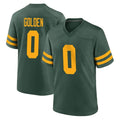 GB.Packers #0 Matthew Golden Player Green Alternate Home Game BALCE Stitched Jerseys