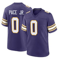M.Vikings #0 Ivan Pace Jr. Player Purple Classic Home Game BALCE Stitched Jerseys