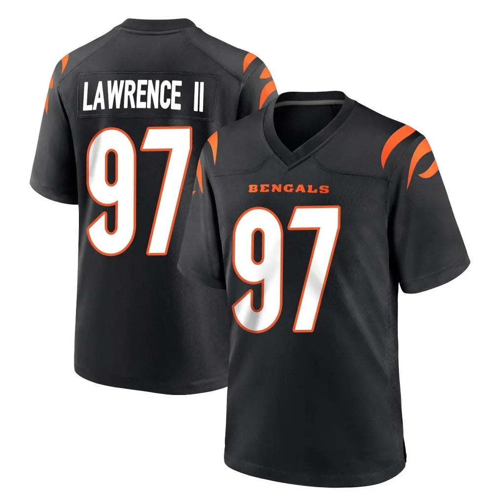 C.Bengals #97 Dexter Lawrence II Player Black Home Game BALCE Stitched Jerseys
