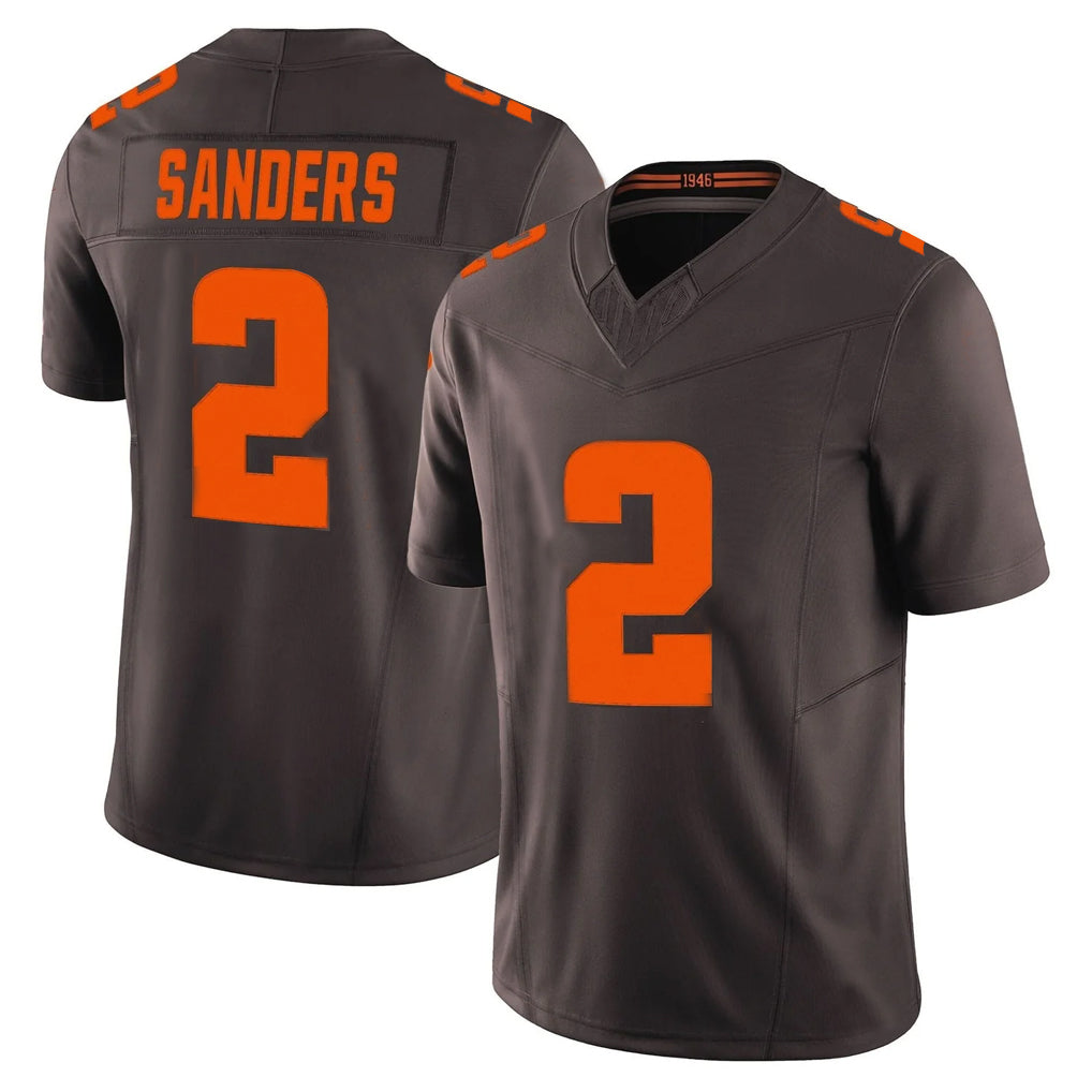 C.Browns #2 Shedeur Sanders Player Brown Limited Vapor F.U.S.E. Alternate Game BALCE Stitched Jerseys