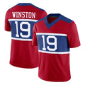 NY.Giants #19 Jameis Winston Player Red Century Vapor F.U.S.E. Home Game BALCE Stitched Jerseys