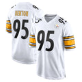 P.Steelers #95 Keeanu Benton Player White Home Game BALCE Stitched Jerseys