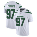 NY.Jets #97 Harrison Phillips Player White Spotlight Limited Vapor Home Game BALCE Stitched Jerseys