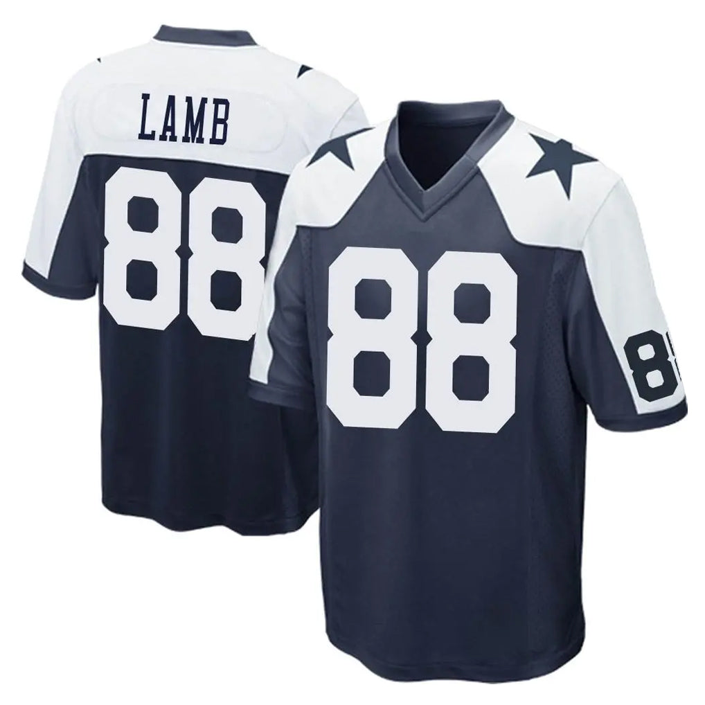 D.Cowboys #88 CeeDee Lamb Player Navy-White Alternate Home Game BALCE Stitched Jerseys