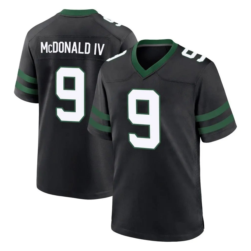 NY.Jets #9 Will McDonald IV Player Black Legacy Home Game BALCE Stitched Jerseys