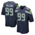 S.Seahawks #99 Leonard Williams Player Navy Home Game BALCE Stitched Jerseys